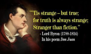 Lord Byron quote frequency shift